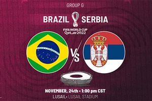 Nhận định, soi kèo World Cup 2022: Brazil - Serbia