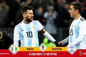 Đặt cược vào “canh bạc 2 Messi”, Argentina quyết đánh bại Nigeria