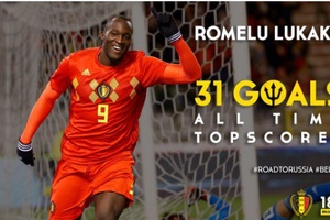 FIFA tuyên bố Lukaku chưa phải là chân sút tốt nhất lịch sử ĐT Bỉ