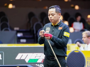 Billiard carom 3 băng Việt Nam có 3 cơ thủ dẫn đầu bảng xếp hạng sau ngày thứ 2 tại World Cup ở Veghel 