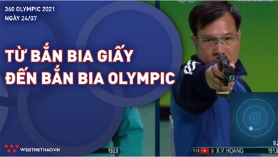 Từ nghịch cảnh tập bia giấy đến bắn bia điện tử Olympic của xạ thủ Hoàng Xuân Vinh