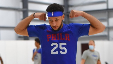 Ben Simmons có buổi tập đầu tiên cùng Philadelphia 76ers