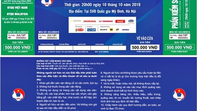 7.000 vé được bán cho người hâm mộ ở trận Việt Nam vs Nhật Bản
