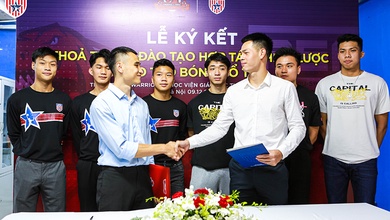 Hai "ông lớn" bóng rổ Hà Nội bắt tay mở chương trình đào tạo trẻ chất lượng