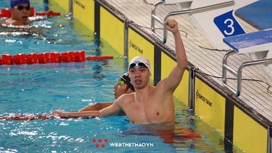 Siêu kình ngư Huy Hoàng phá kỷ lục SEA Games thứ 3 cho bơi lội Việt Nam