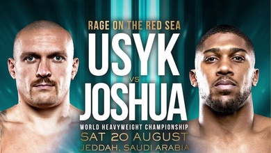 Lịch thi đấu Boxing: Oleksandr Usyk vs. Anthony Joshua 2