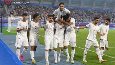 Kết quả Olympic Việt Nam 0-4 Olympic Iran: Thất bại toàn diện