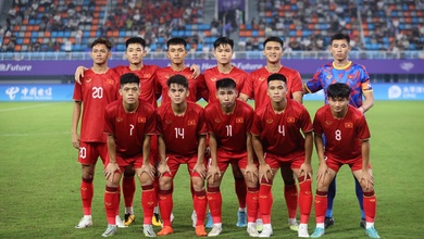 Đội hình ra sân Olympic Việt Nam vs Olympic Saudi Arabia: Quan Văn Chuẩn mang băng đội trưởng