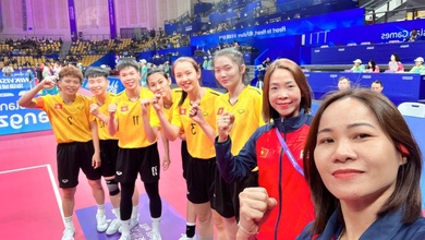 Cầu mây nhóm 4 nữ Việt Nam thẳng tiến vào bán kết, rộng cửa tranh huy chương vàng ASIAD?