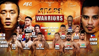 Giải MMA Châu Á trở lại Việt Nam với 4 trận tranh đai tại AFC 29