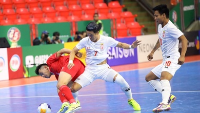 Futsal Việt Nam bị Myanmar cầm hòa, phải thắng Trung Quốc để hy vọng đi tiếp