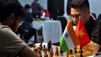Các kỳ thủ tranh tài hấp dẫn giành chuẩn Đại kiện tướng - Kiện tướng ở giải cờ vua quốc tế Hà Nội