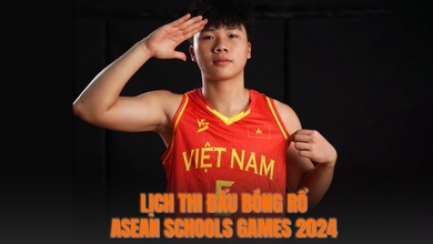 Lịch thi đấu bóng rổ ASEAN Schools Games 2024 - Đại hội Thể thao Học sinh Đông Nam Á lần thứ 13 hôm nay mới nhất
