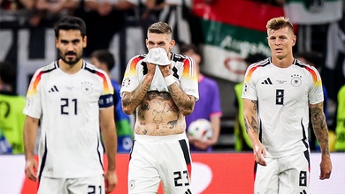 Trực tiếp tỷ số Đức 0-1 Thuỵ Sĩ: Chủ nhà đứng trước nguy cơ mất ngôi đầu