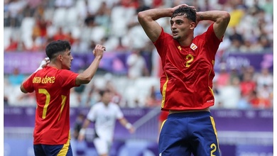 Bảng xếp hạng bóng đá Olympic 2024 mới nhất: Tây Ban Nha mất ngôi đầu