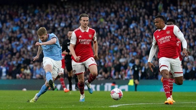 Đội hình ra sân Man City vs Arsenal: De Bruyne vắng mặt