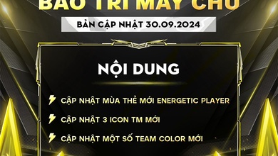 Bảo trì FC Online hôm nay 30/9, cập nhật mùa 24EP đến mấy giờ?