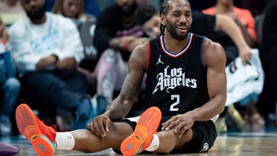 Kawhi Leonard lại tái phát chấn thương, lỡ hẹn mở màn mùa giải mới cùng LA Clippers