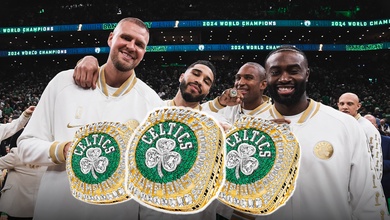 Cận cảnh và chi tiết chiếc nhẫn vô địch NBA 2024 với hàng trăm viên kim cương của Boston Celtics