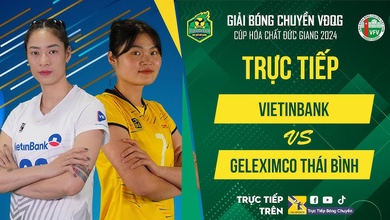 Link trực tiếp giải bóng chuyền VĐQG ngày 16/11: Vietinbank vs Geleximco Thái Bình