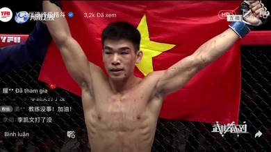 Trần Ngọc Lượng tung cú KO trời giáng tại giải MMA số một Trung Quốc