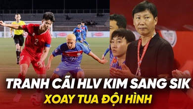 Tranh cãi HLV Kim Sang Sik xoay tua đội hình