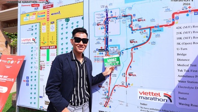 Tổng thư ký Liên đoàn Điền kinh Việt Nam: "Đường chạy ở Viettel Marathon 2024 chặng Angkor Wat rất tuyệt vời"