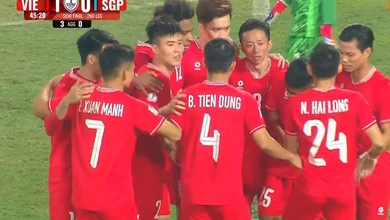 Kết quả Việt Nam 3-1 Singapore: Dễ dàng vào chung kết