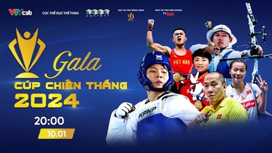 Gala Cúp Chiến Thắng 2024: Dấu ấn 10 năm, tôn vinh các tài năng thể thao Việt