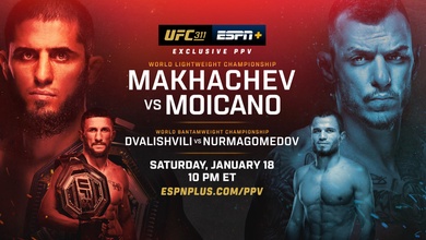 Trực tiếp UFC 311: Makhachev vs Moicano, Dvalishvili vs Nurmagomedov