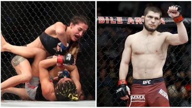 "Khabib bản nữ" Tatiana Suarez là ai mà khiến nữ vương Trương Vĩ Lệ đứng cửa dưới ở UFC 312? 