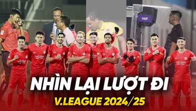 Nhìn lại lượt đi V.League: Hấp dẫn đua vô địch & nốt trầm trọng tài, VAR