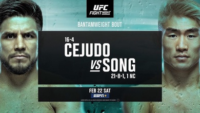 Trực tiếp UFC: Henry Cejudo vs. Song Yadong