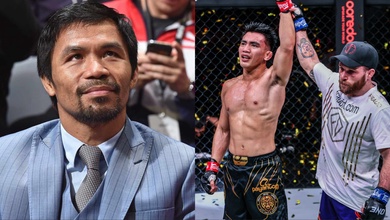 Manny Pacquiao ca ngợi tinh thần “quyết chiến phục hận” của nhà vô địch ONE Championship