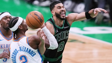 Đánh bại ĐKVĐ Boston trong trận đấu 100 quả 3 điểm, OKC Thunder chốt vé Playoffs thứ hai ở NBA