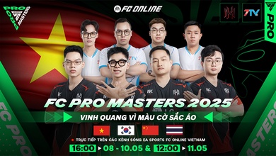 Lịch thi đấu FC Pro Master 2025 hôm nay mới nhất