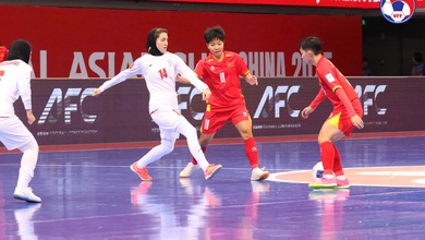 Iran đẩy Việt Nam vào thế khó tìm vé dự futsal nữ World Cup dù đứng đầu bảng