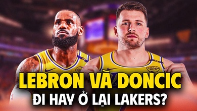 LeBron James và Luka Doncic: Đau đầu câu chuyện tương lai ở Los Angeles Lakers