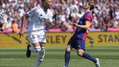 Mbappe trở thành nỗi kinh hoàng cho Barcelona ở trận Siêu kinh điển