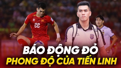“Báo động đỏ” phong độ sa sút của Quả bóng Vàng Tiến Linh