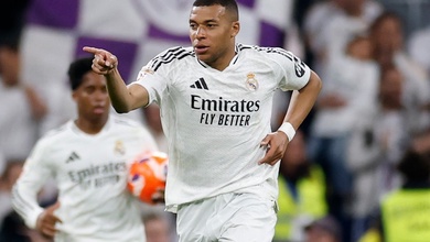 Mbappe chỉ còn cách Chiếc giày vàng châu Âu 1 bàn thắng