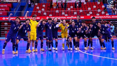 Futsal nữ Thái Lan đứng trước cơ hội lịch sử