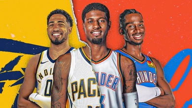 NBA Finals 2025 và dấu tay của Paul George: PG13 đã giúp cả OKC lẫn Indiana đến chung kết như thế nào?