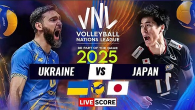 Link trực tiếp giải bóng chuyền VNL 2025 hôm nay: Nhật Bản vs Ukraine