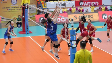 Bóng chuyền nữ U21 Việt Nam thể hiện bộ mặt tích cực trước U21 Thái Lan