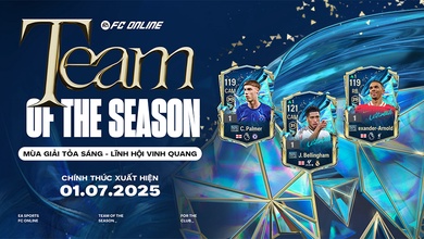 Danh sách cầu thủ 25 Team of The Season trong FC Online