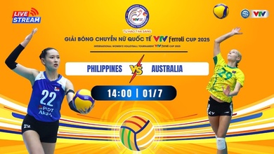 Link trực tiếp bóng chuyền VTV Cup hôm nay 1/7: Philippines vs Úc
