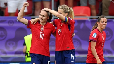 Kết quả bóng đá nữ châu Âu Euro 2025 hôm nay mới nhất: Na Uy sớm vào tứ kết