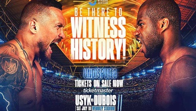 CHÍNH THỨC chốt lịch trình sự kiện thống nhất đai Usyk vs Dubois 2