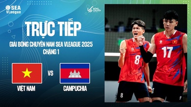 Link trực tiếp bóng chuyền nam SEA V.League hôm nay 10/7: Việt Nam vs Campuchia